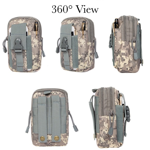 Multi-Functional Tactical Molle Waist Pack Bag - Picture 2 of 16